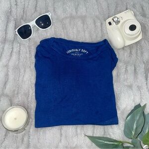 Blue Long Sleeve Tee